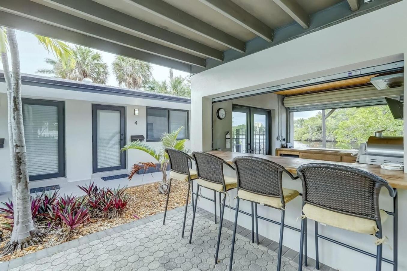 Waterfront Apartment Private Patio Pool Fort Lauderdale Dış mekan fotoğraf
