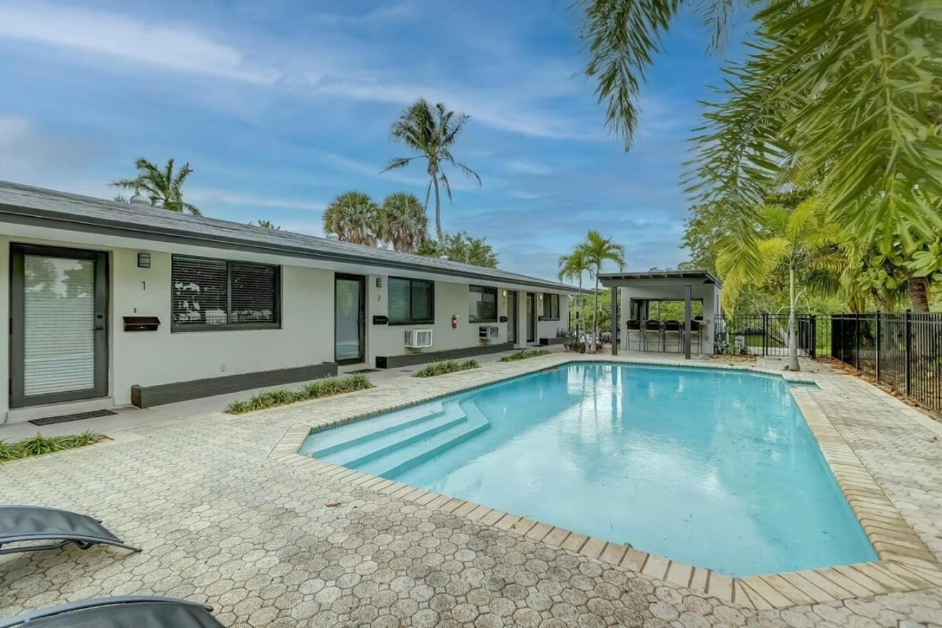 Waterfront Apartment Private Patio Pool Fort Lauderdale Dış mekan fotoğraf