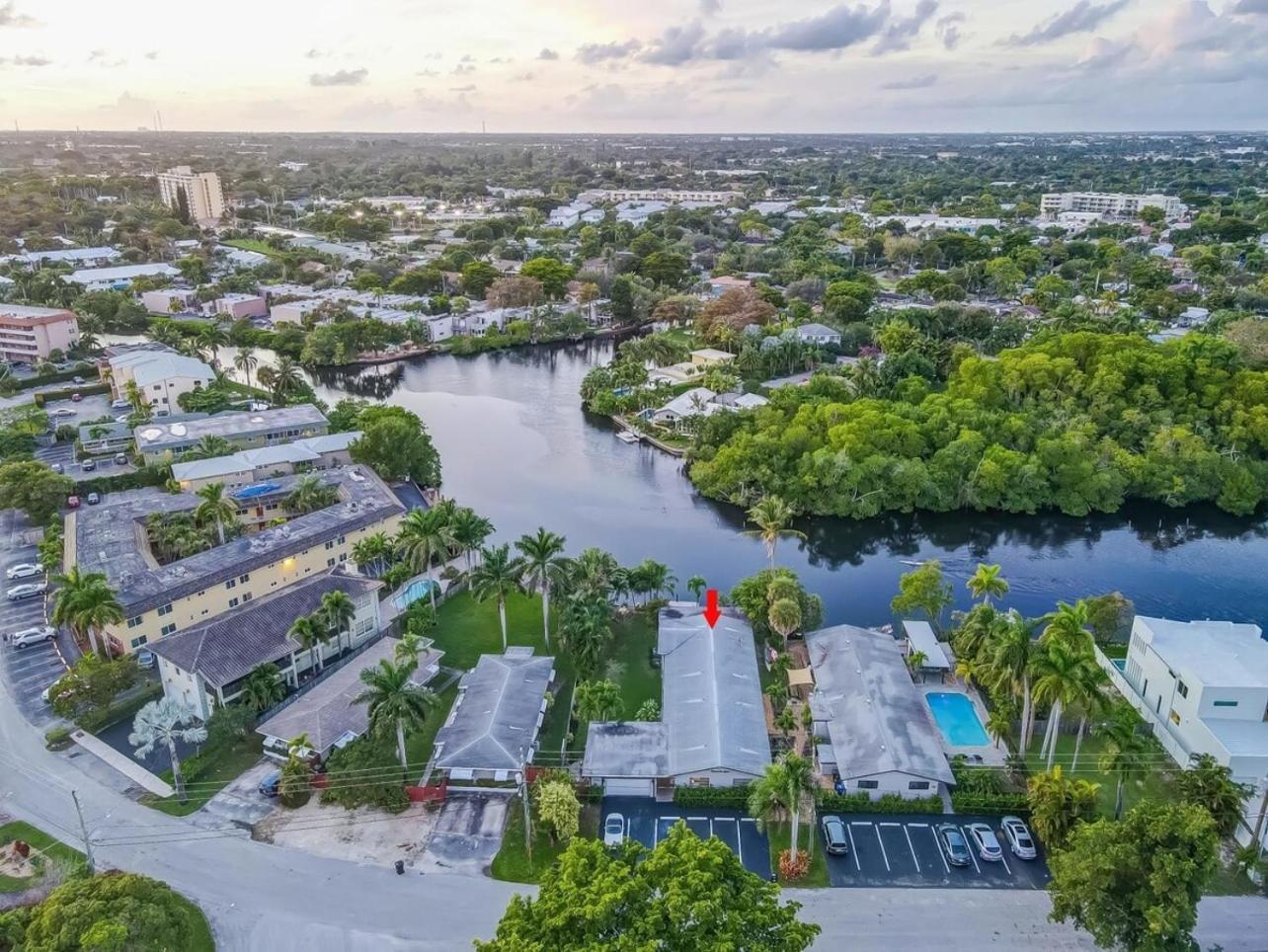 Waterfront Apartment Private Patio Pool Fort Lauderdale Dış mekan fotoğraf