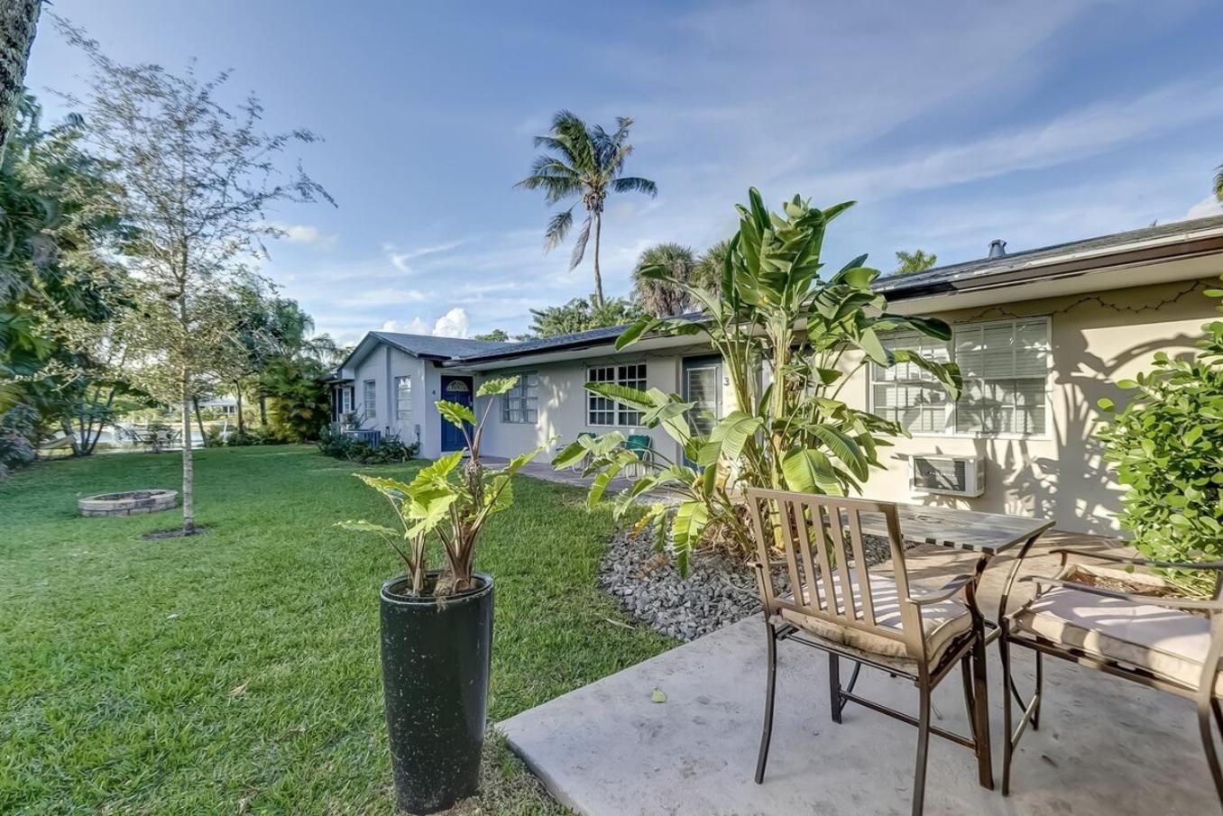 Waterfront Apartment Private Patio Pool Fort Lauderdale Dış mekan fotoğraf