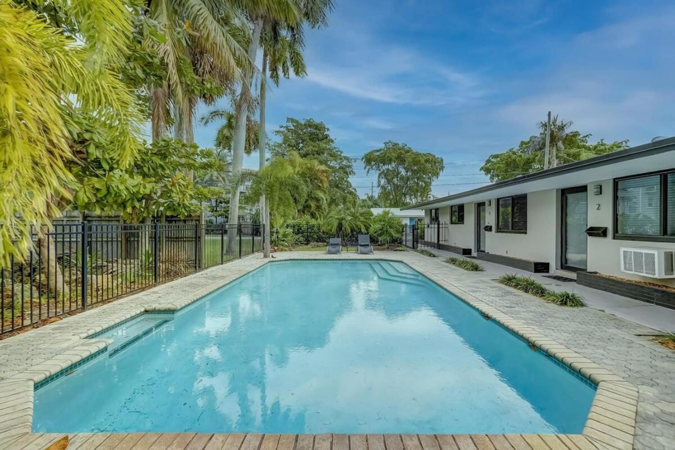 Waterfront Apartment Private Patio Pool Fort Lauderdale Dış mekan fotoğraf